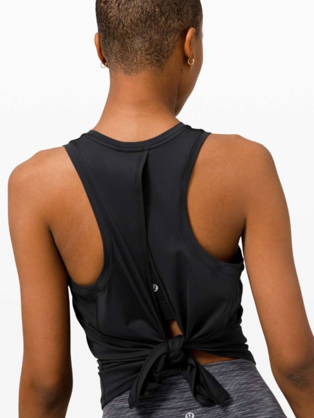 Sz 4 Lululemon All Tied Up Tank Top Black